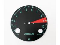 Image of Tachometer face